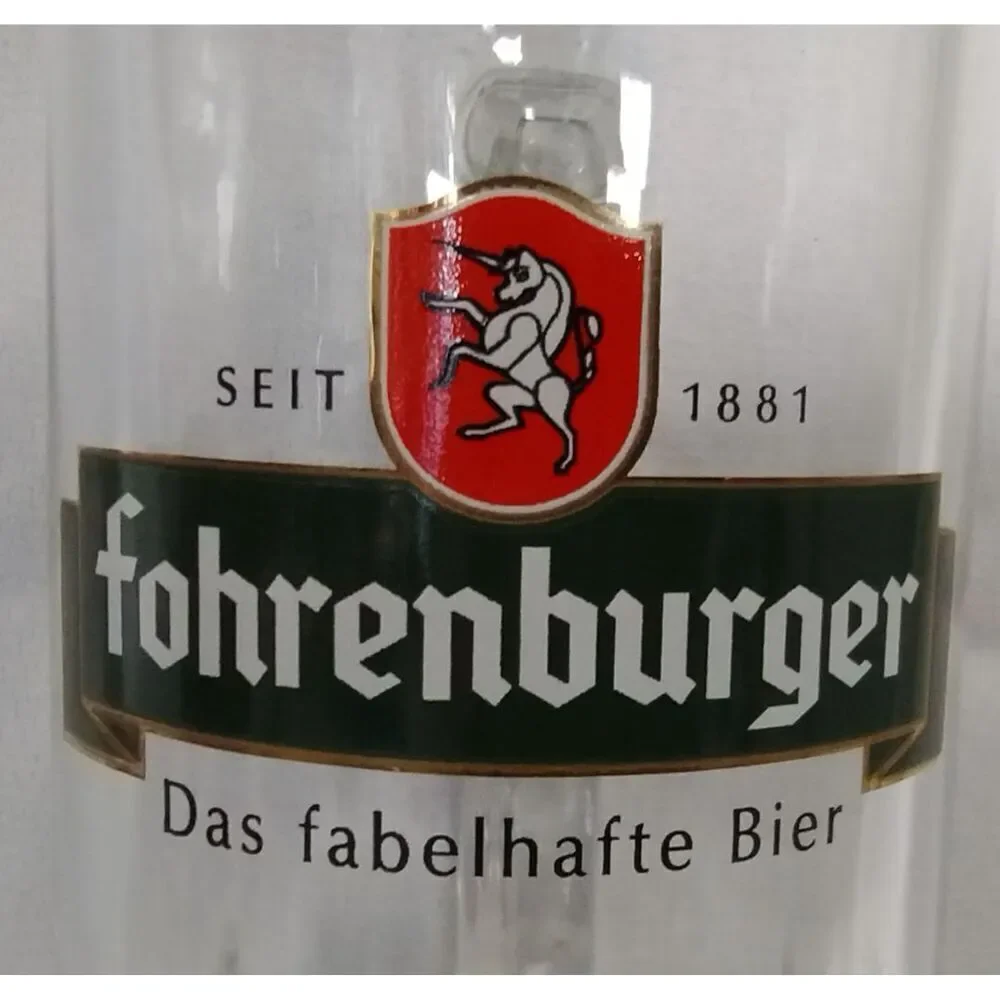 Fohrenburger 0.3 L Glass Beer Mug, 7